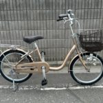 ヘルメットも大事ですが安全に乗れる自転車がまず大事！ブリヂストンの「アルミーユ・ミニ」。